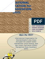 International Organization For Standardization (Iso)