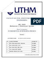 MECHANICAL AND ELECTRICAL SYSTEMS DATA