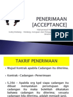 2.0 Penerimaan (Acceptance) (PLK)