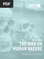 The War on Human Nature