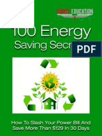 100 Energy Saving Secrets PDF