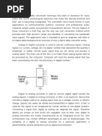 Analog To Digital Converter