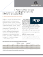 Top Gainers: Some Public Four-Year Colleges: and Universities Make Big Improvements in Minority Graduation Rates