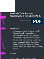 Makalah Dan Asuhan Keperawatan UROLITHIASIS