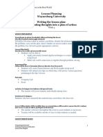 Week 4 Plan - Algebra in Finance and using Excel