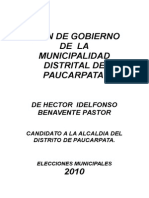 Plan de Gobierno Paucarpatra