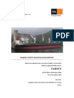 MV Tarsus - Final Safety Investigation Report