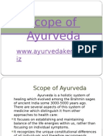 scopeofayurvedaayurveda