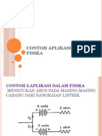 Contoh Aplikasi Dalam Fisika