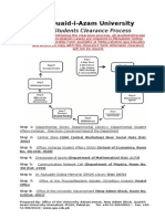 QAU Student Clearance Form