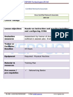 CCNA Course Content