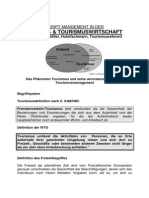 Management in Freizeit- und Tourismuswirtschaft 