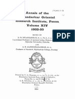 Annals of the Bhandarkar Oriental Research Society Vol. 14, 1932-333