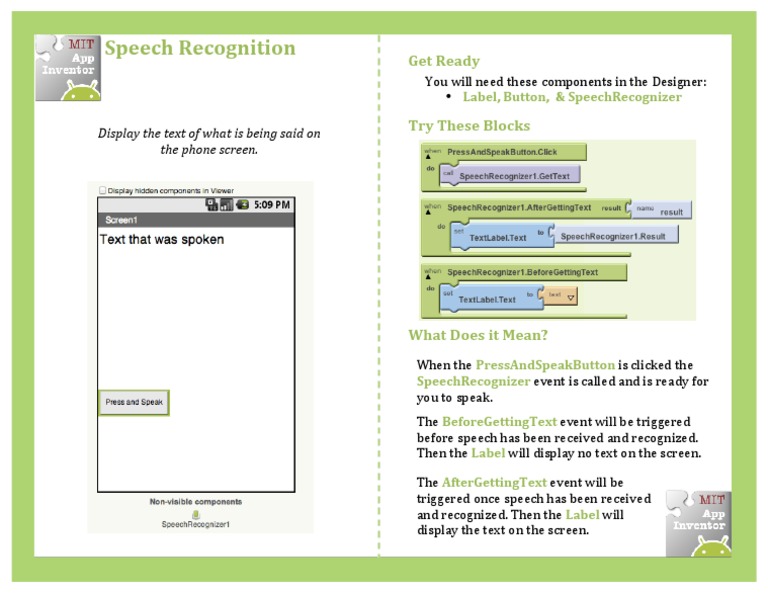 Speech Recognition | PDF