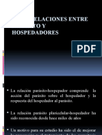 Interrelaciones Entre Parasito y Hospedadores m