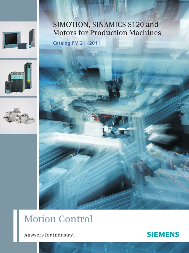 Catalogo PM21.2011 (Ingles) - Motion Control (Sinamics S120, 1PH7, 1PH8 ...