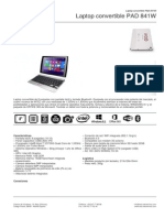 Laptop Convertible PAD 841W