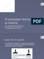 Propiedades Térmicas de La Materia