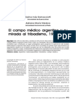 El Campo Médico Argentino y Su Mirada Al Tri Badismo