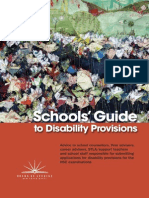 Schools Guide Disability Provisions