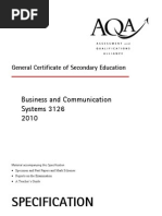 Download AQA GCSE Business and Communications Specification 2010 by sonicsonicboom SN26562075 doc pdf