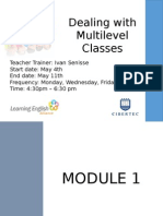 DEALING WITH MULTI-LEVEL CLASSES.pptx