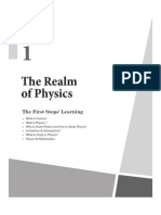 The Realm of Physics: The First Steps' Learning