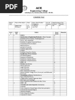 Engineering College: Course File