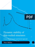 Dynamic Stability of Thin-Walled Structures: A Semi-Analytical