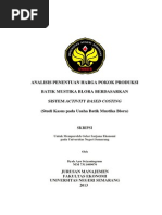 Download Analisis Penentuan Harga Pokok Produksi Batik Mustika Blora by Julie Owens SN265635410 doc pdf