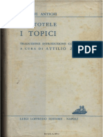 Aristotele - I TOPICI