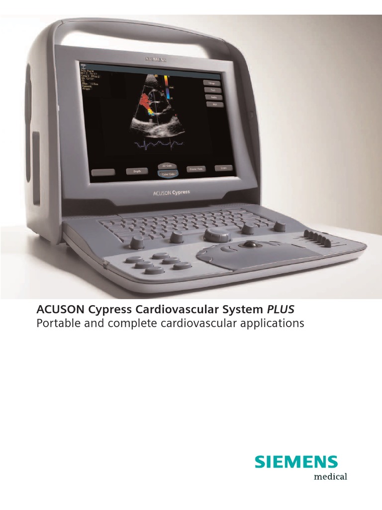 Siemens Acuson Cypress Plus Brochure | PDF | Medical Ultrasound ...