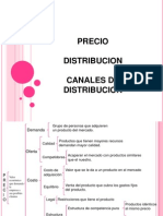 Producto - Distribución - Canales de Distribución
