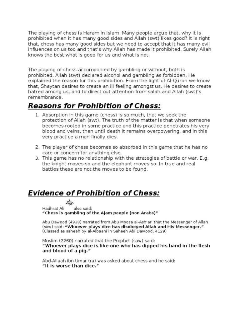 Chess in Islam PDF