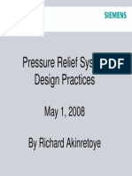Pressure Relief System Design Practices