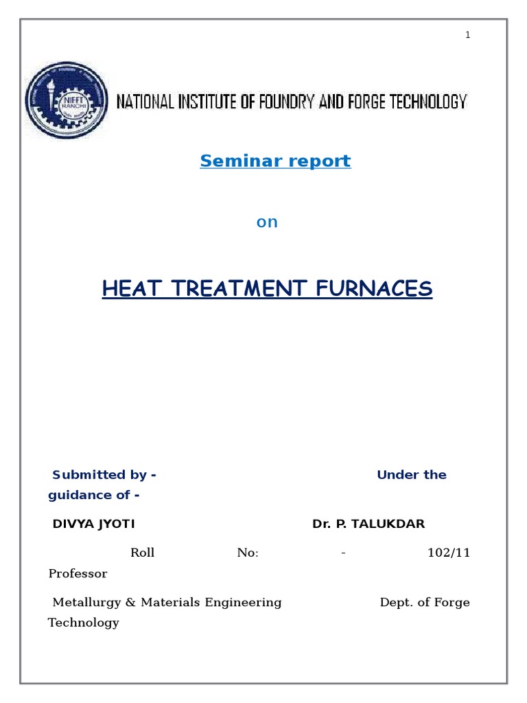 Heat Treatment Furnaces | PDF | Heat Treating | Annealing (Metallurgy)