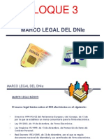 DNIe BLOQUE 3 Marco Legal