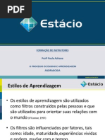 Andragogia - Processo de Aprendizagem e Ensino