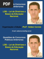 LDB - Testes de Concursos - Vers o 2