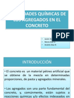 Propiedades Quimicas de Los Agregados en El Concreto