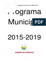 Programa Municipal 2015-2019 IU Bollullos