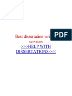 Best Dissertation Writing Services PDF