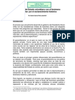 Garcia Peña, Daniel - La Relacion Estado Colombiano Y Paramilitarismo PDF