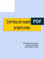 Dist Muestral e Proporciones