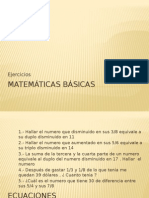 Matematicas Basicas - Practica de Ecuaciones e Inecuaciones