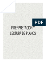 Interpretacion Y Lectura de Planos Lectura de Planos