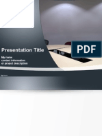 Presentation Title: My Name Contact Information or Project Description