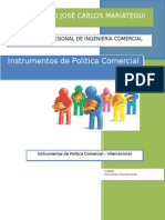 Trabajo - Instrumentos de Política Comercial