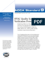 Hvac QI Verification Protocols