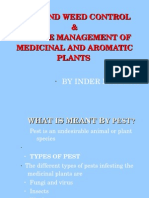 Pest and Weed Control & Disease Management of Medicinal and Aromatic Plants